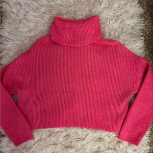 Bright pink sweater